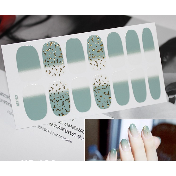 Nail sticker dán móng tay siêu kute, 3D chống nước thời trang chất lượng cao (55)