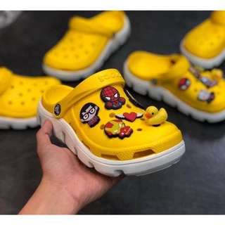 Dép sục cross màu vàng [ tặng 12biz hàng full box xịn xò ]