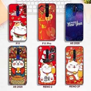 [RẺ VÔ ĐỊCH] ốp lưng điện thoại  OPPO A5 2020/ A9 2020/ F11/ F11 pro/Oppo reno Ốp mèo thần tài may mắn tài lộc - may mắn