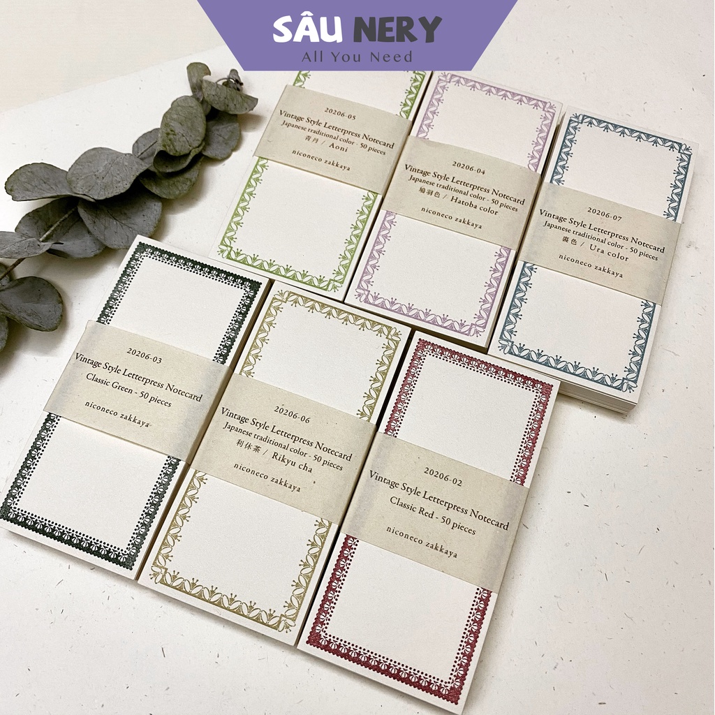 Sâu Nery - Giấy note ghi chú cổ điển by Niconeco
