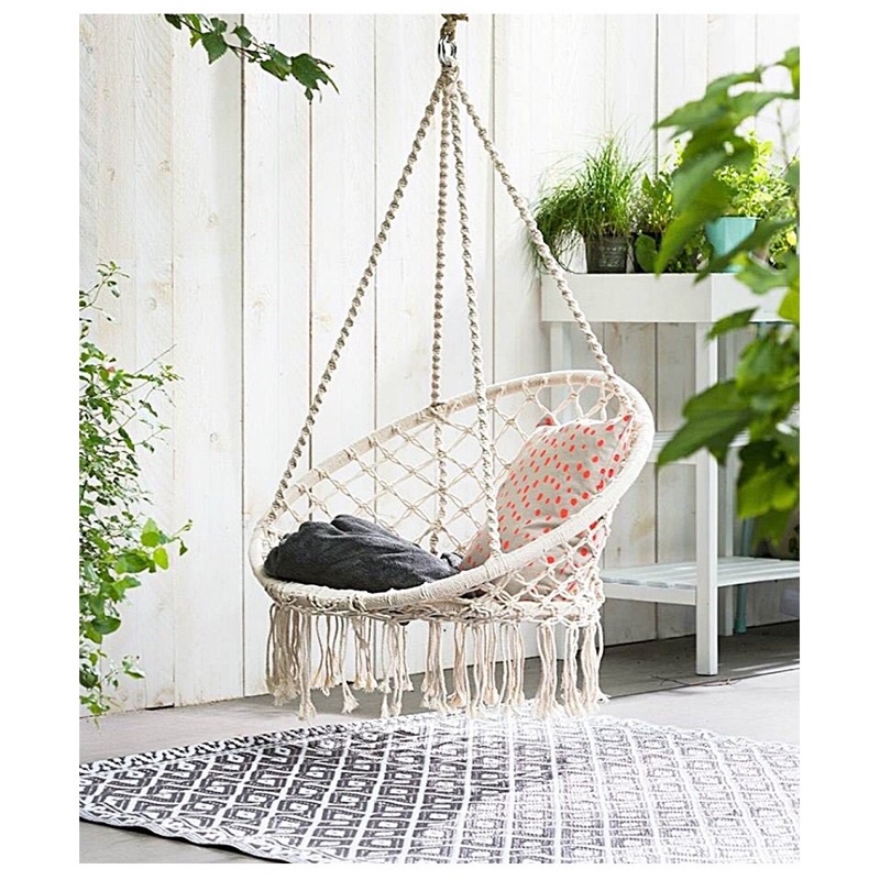 Xích đu võng Macrame Bắc Âu