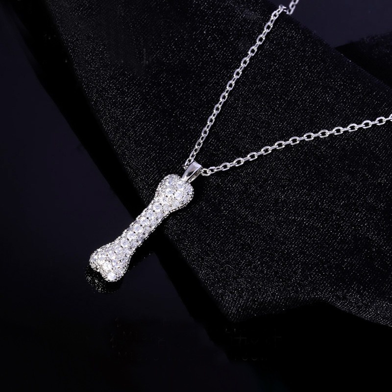 Vòng cổ hình xương chó phong cách hiphop đường phố cho nam nữ