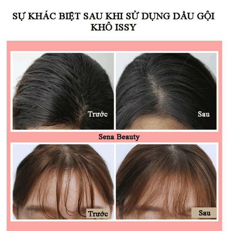 Dầu Gội Khô Hương Nước Hoa Mát Lạnh 150ml Nội Địa Trung Mang Lại Mái Tóc Bồng Bềnh