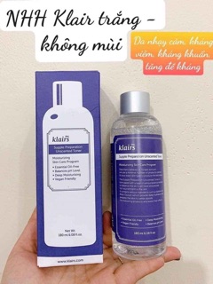 Toner không cồn Klairs