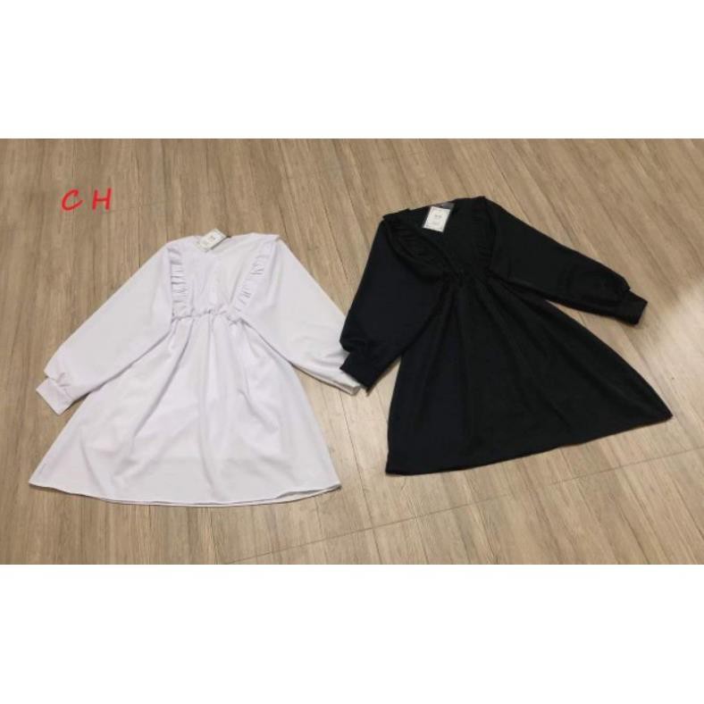 Váy baby doll form cánh dơi, kiểu dáng hàn quốc, vintage có kèm lót trong | BigBuy360 - bigbuy360.vn