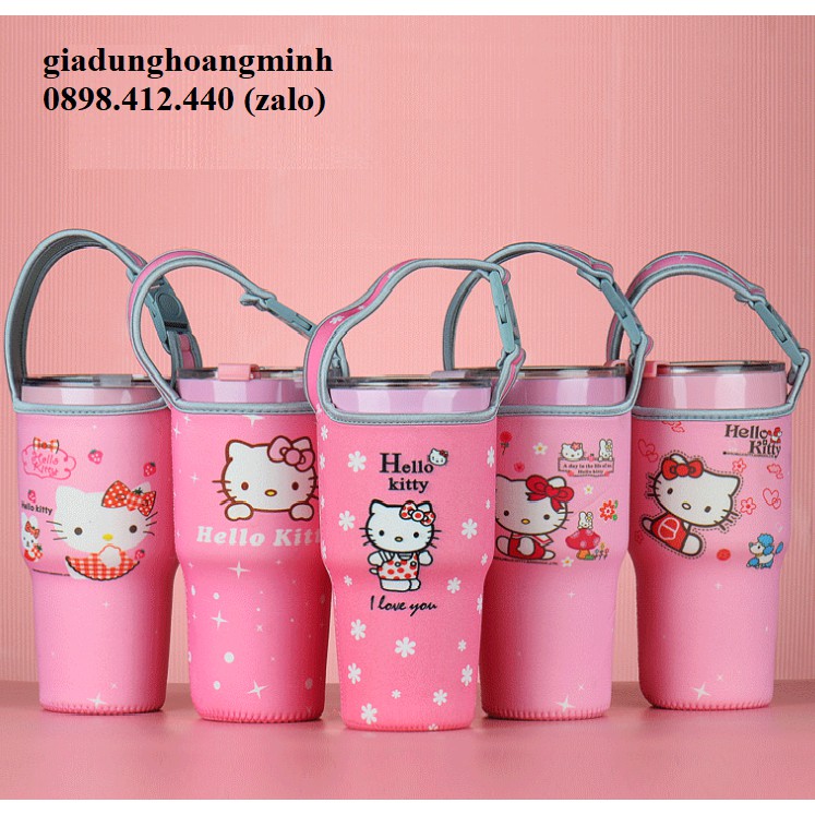 ly giữ nhiệt doremon - ly giữ nhiệt hello kitty