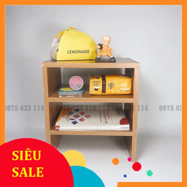 Kệ sách để bàn ❤️FREESHIP❤️ Giá sách gỗ mini decor nhà cửa nhỏ gọn siêu xinh (K6)