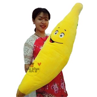 THÚ NHỒI BÔNG TRÁI CHUỐI KHỔNG LỒ 1 MÉT MẪU MỚI