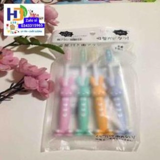Bộ 4 bàn chải đánh răng cho bé