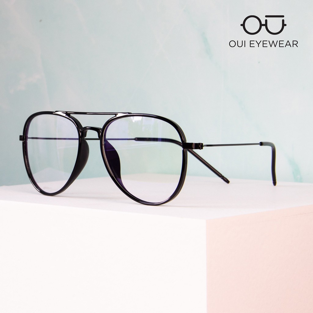 Gọng kính cận nhựa tròn có thanh ngang CN0025