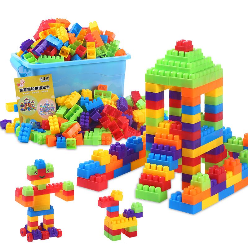 [Xả hàng hộp xấu]Bộ lắp ráp 404-210 chi tiết tặng kèm hộp đựng stickers giấy hướng dẫn