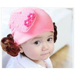 Mũ tóc giả cho bé ( giao ngẫu nhiên )