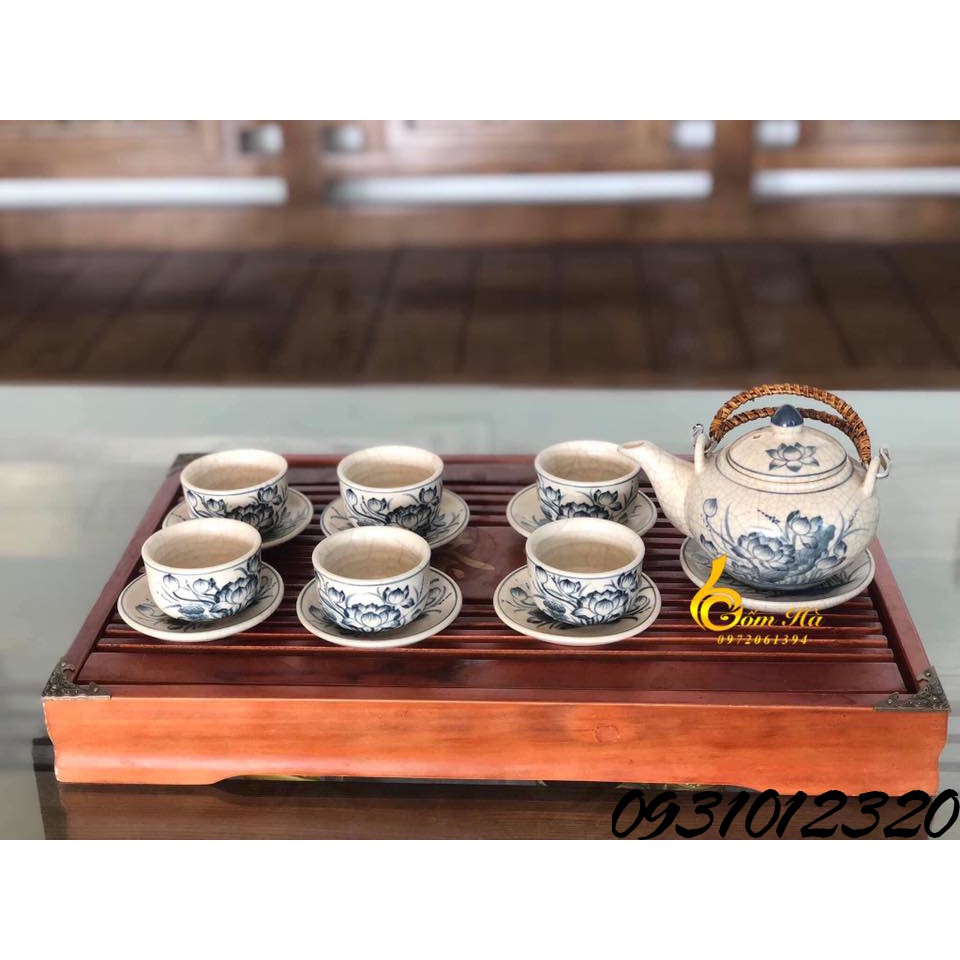 hộp ấm chén Bát Tràng_mua bộ ấm chén đẹp ở hà nội Bát Tràng
