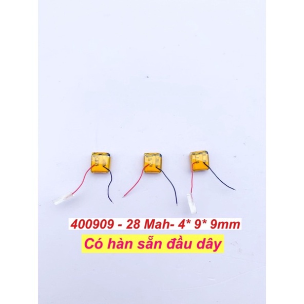 ❤️𝑭𝑹𝑬𝑬𝑺𝑯𝑰𝑷 ❤ Pin tai nghe 3.7V - Pin Lithium 40/50mAh cho tai nghe  nhiều kích thước