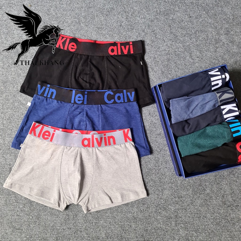 Quần lót nam boxer cotton thông hơi cao cấp mặc cực kỳ thoải mái loại quần lót đùi nam cotton QLDC01