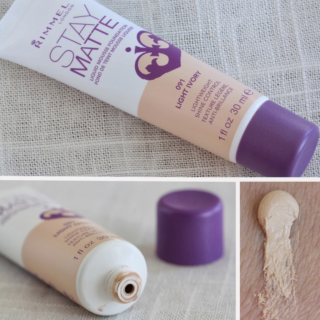 Kem nền Rimmel Stay Matte Liquid Mousse Foundation