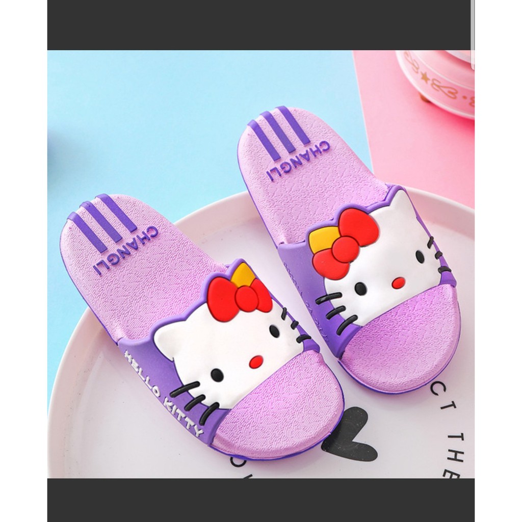 [Rẻ Vô Địch] Dép Đi Biển Hello Kitty Cho Bé Gái