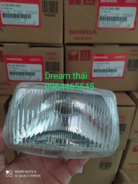 DREAM_Pha đèn trước Dream thái hàng chính hãng Honda VN