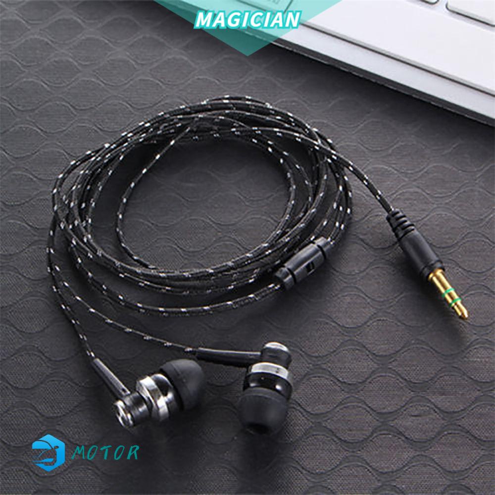 Tai nghe nhét tai có dây jack cắm 3.5mm nhiều màu tùy chọn tiện dụng