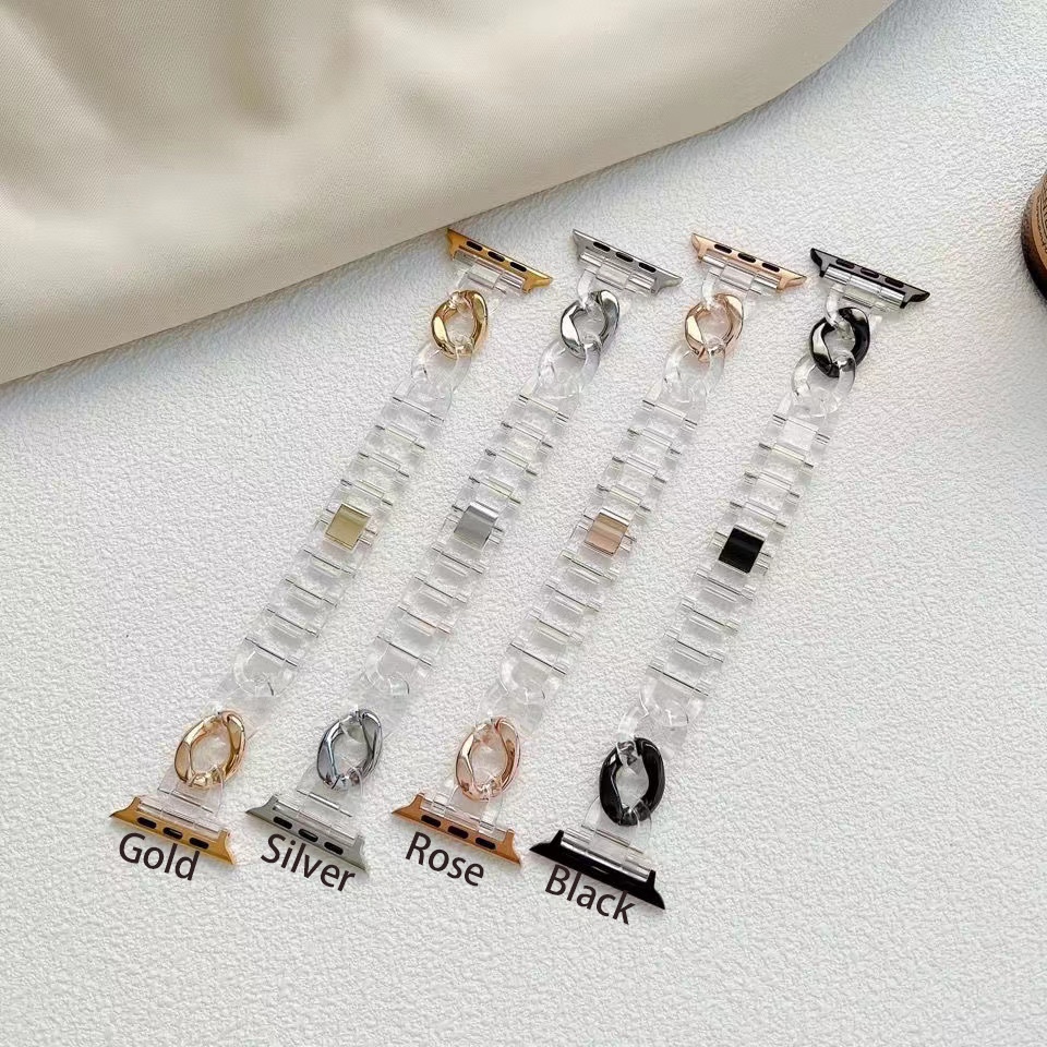 Dây Đeo Bằng Thép Không Gỉ 41mm 45mm 38 40 MM Cho IWatch Series 7 6 5 4 3 2 1 42MM 44MM Sang Trọng