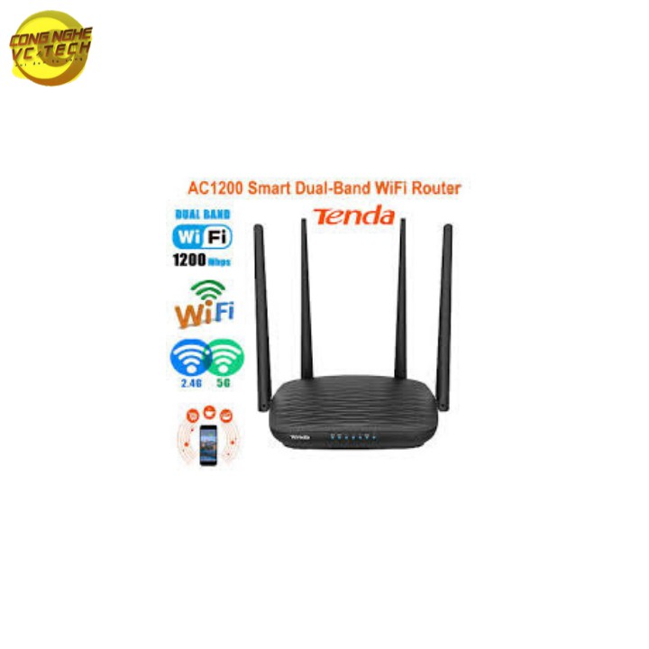 [Mã ELMS05 giảm 5% đơn 300k](Hàng Chính Hãng)Bộ Phát Wifi Chuẩn AC1200 Tenda AC5 | BigBuy360 - bigbuy360.vn