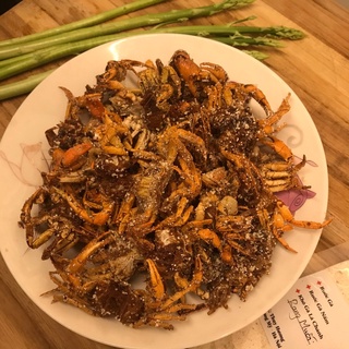 Bột rang muối nhà làm (sụn ,bề bề,cua,gà rang muối) gói dùng thử 100gr