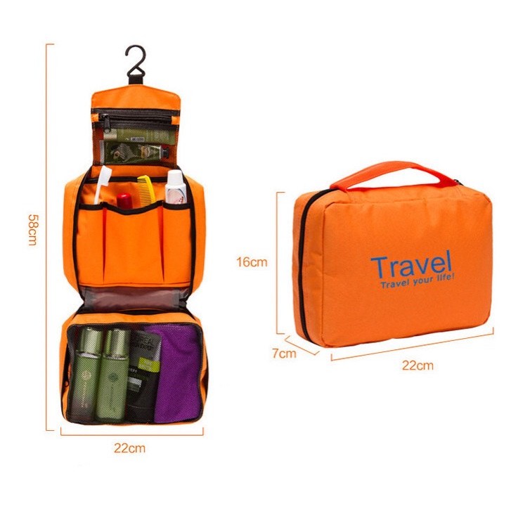 túi đựng đồ tắm đồ trang điểm du lịch Travel check