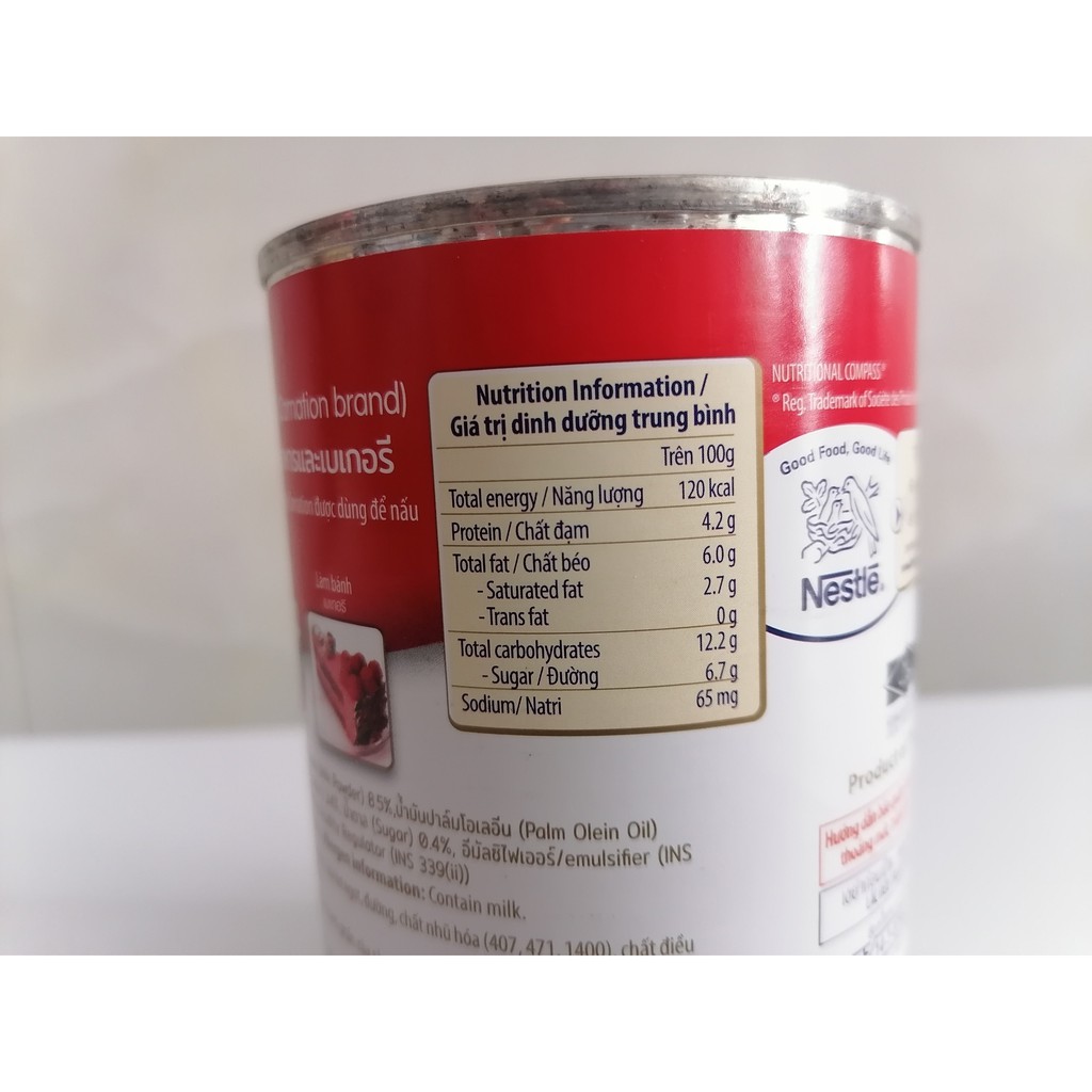 [405g] Kem lỏng nấu ăn [Thailand] Carnation NESTLE Evaporated Filled Milk (alc-hk)