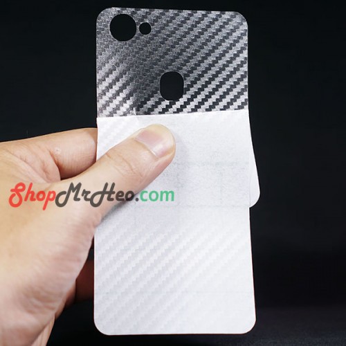 Bộ 3 Skin Dán Mặt Sau Lưng Vân 3D OPPO F5 - OPPO F7