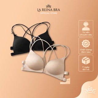 ÁO LÓT NỮ nâng ngực LAREINA BRA - LRAB006 cài trước có đệm bàn tay, gọn nhẹ thoáng mát