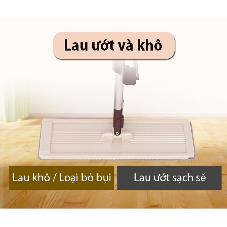 HỎA TỐC 2H - Cây Lau Nhà Tự Vắt Thông Minh vệ sinh nhà cửa tự vắt thông minh với đầu xoay 360 độ tiện dụng
