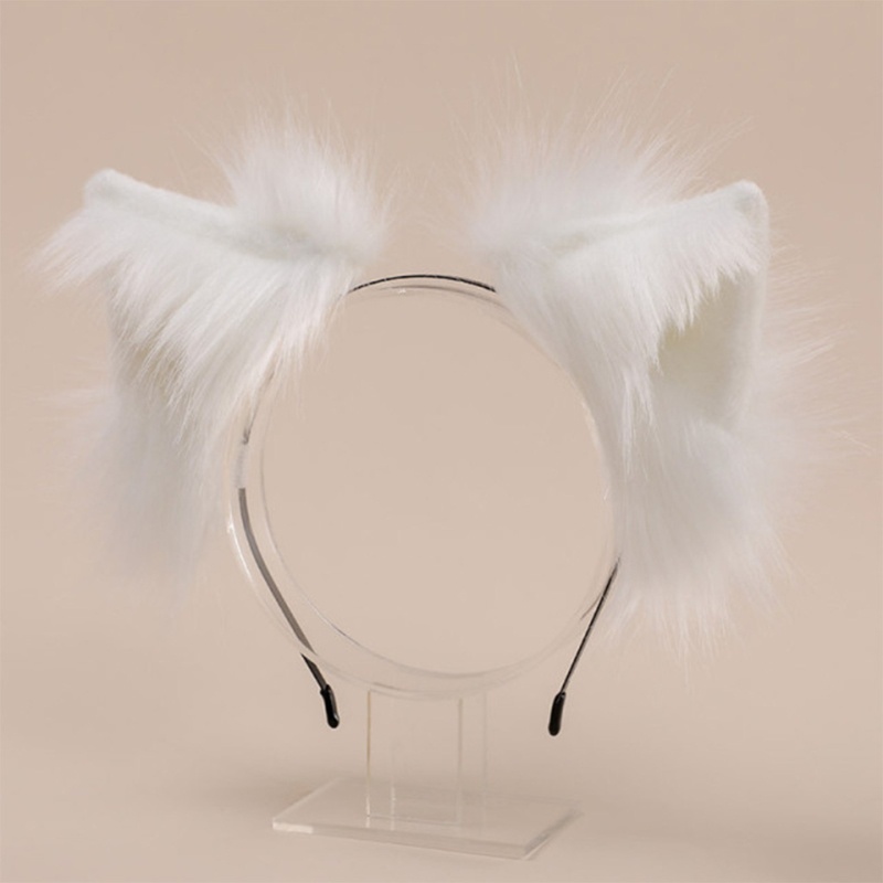 Băng Đô Tai Mèo Giả Lông Hóa Trang Halloween