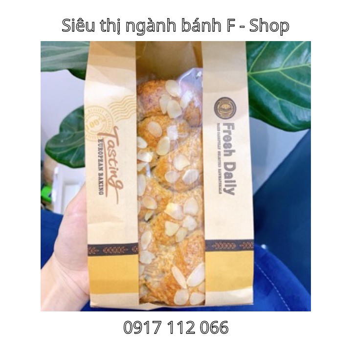 Set 50 Túi Bánh Mỳ Hoa Cúc Ngang