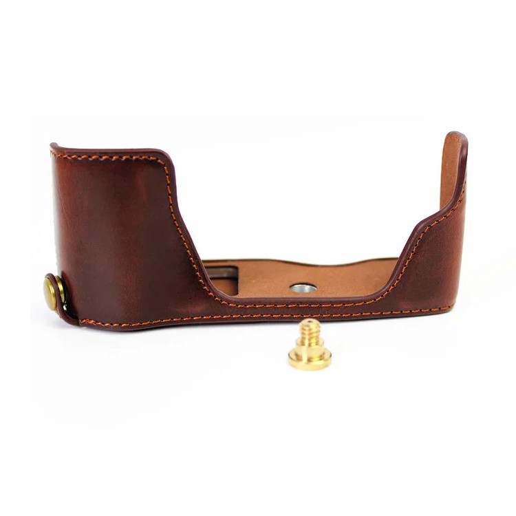 Túi da bảo vệ nửa thân máy ảnh Olympus OM-D E-M10 Mark II EM10II EM10 II E-M10II