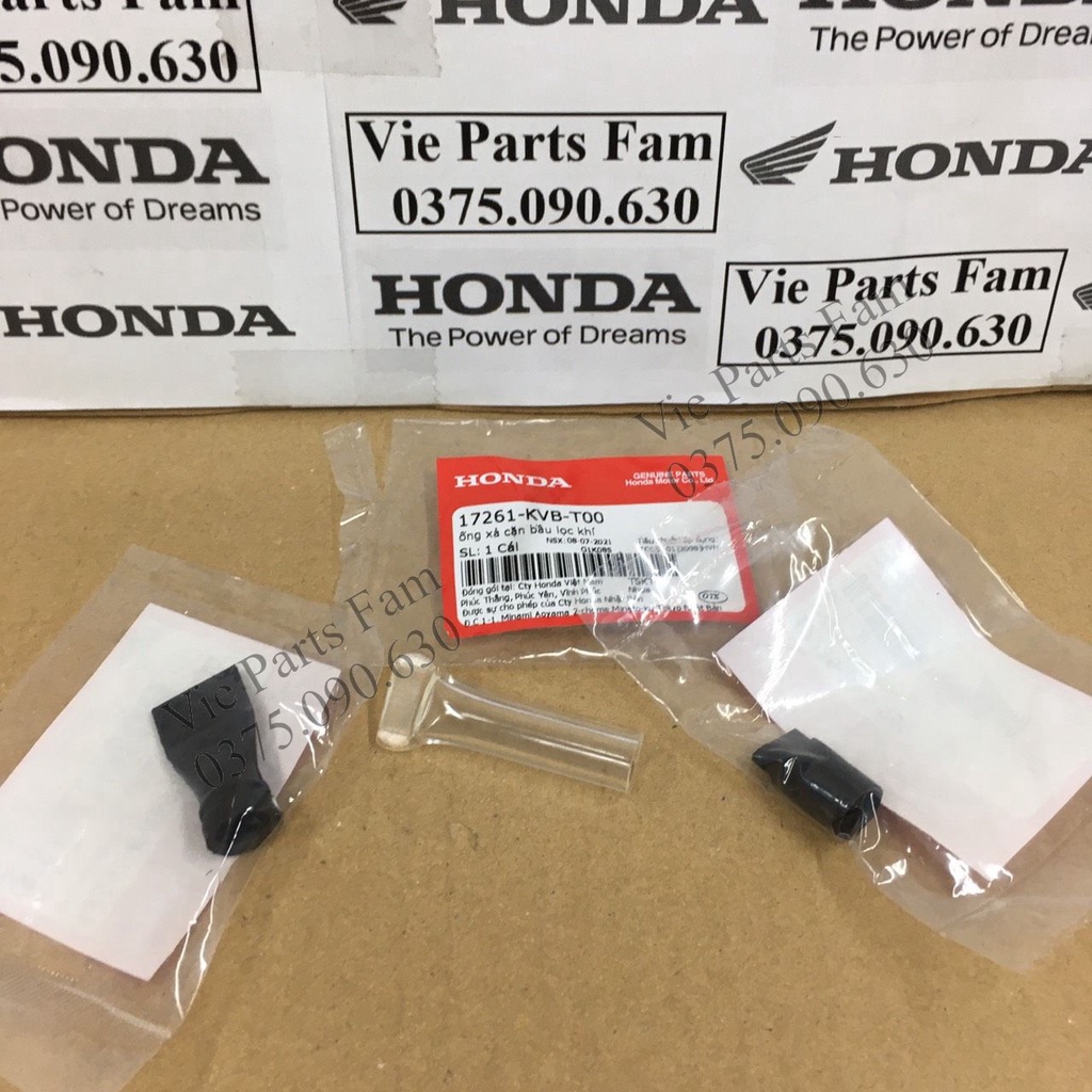 Combo 3 ống xả cặn xe ga Honda - Hàng chính hãng Honda