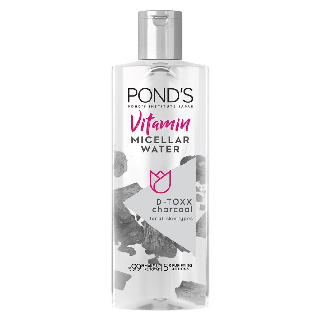 Nước tẩy trang làm sáng da Pond's White Beauty Micellar Water Vitamin và Hoa hồng 100ml