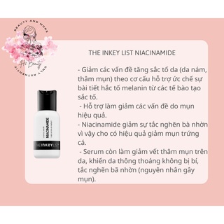 Tinh chất the inkey list niacinamide