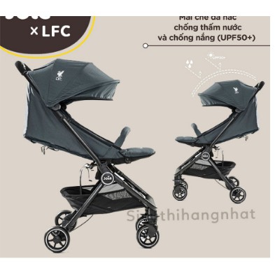 XE ĐẨY TRẺ EM JOIE PACT FLEX W/RC&amp;AD&amp;TB LFC BLACK LIVERBIRD