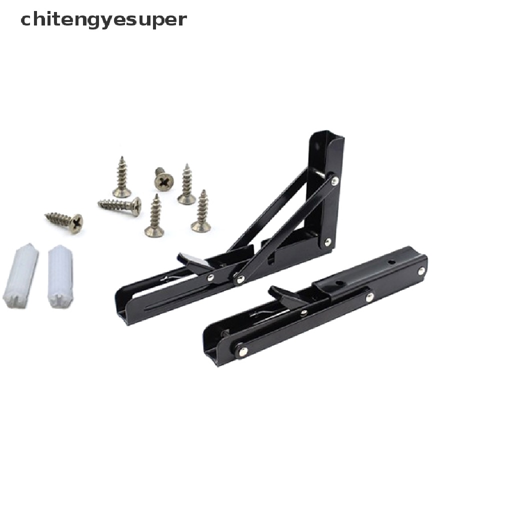 1 kệ gắn tường bằng thép không gỉ hình tam giác có thể gấp gọn trang trí nhà cửa