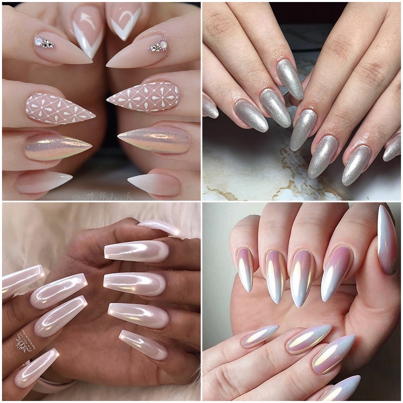 Gel Sơn Móng Hiệu Ứng Ánh Kim Lấp Lánh Thời Trang