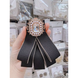 tag nơ cài áo vải