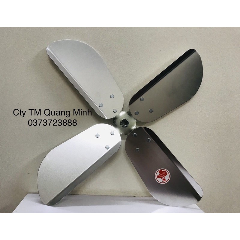 Cánh quạt nhôm, 450mm và 500mm CHINGHAI. trục 12mm, dùng cho quạt sàn, quạt cây.