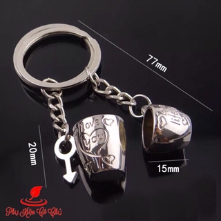 Móc Khóa Cặp Ly cho cặp đôi tình yêu- MS 134