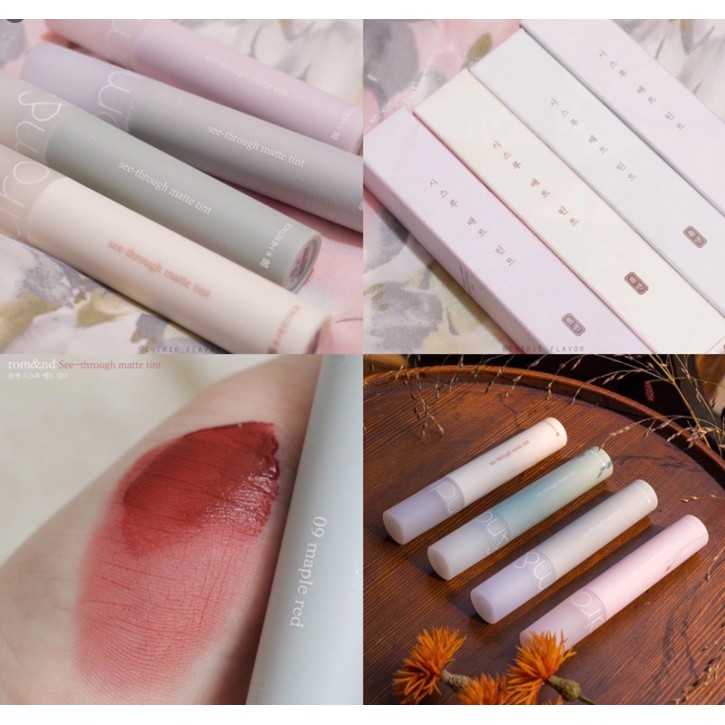 [ Hanbok trắng ] Son kem lì Romand See Through Matte Tint | BigBuy360 - bigbuy360.vn