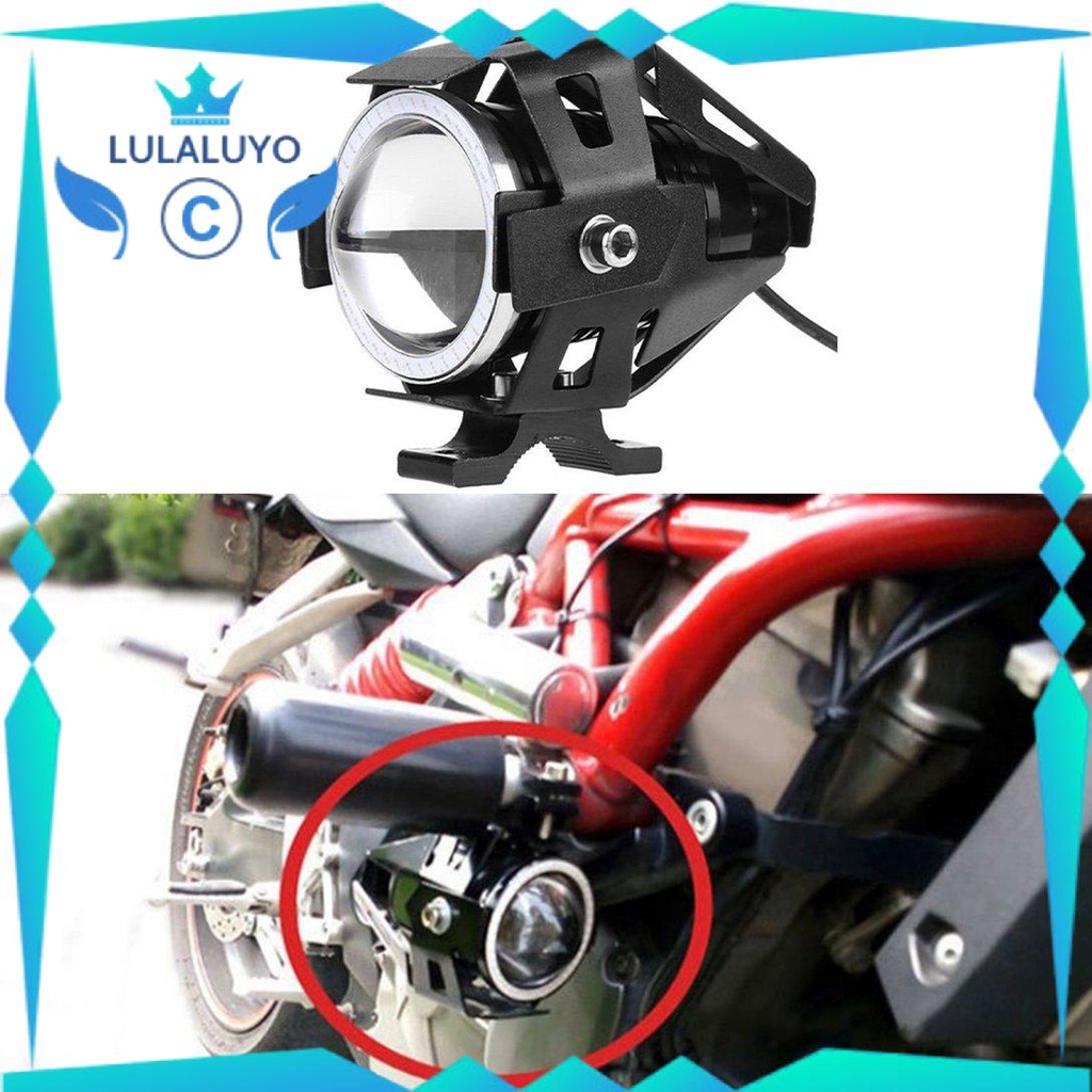 [Giá thấp]  Motorcycle Led Lights U7 Laser Cannon Transformer Headlights Electric Vehicle Modified Led Headlight Spotlight  .lu
