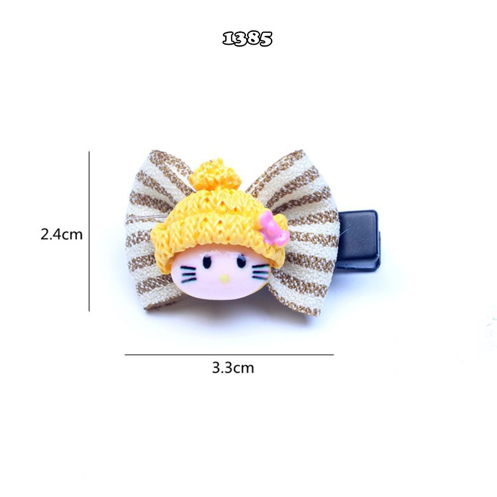 Kẹp tóc nữ ulzzang họa tiết hoạt hình đủ mẫuFREESHIPset cột tóc nhiều màu cute AH1385