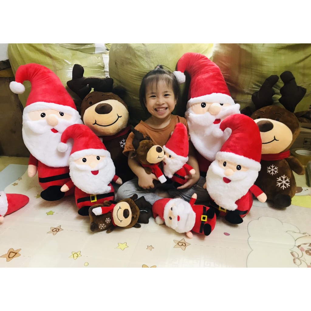 Gấu Bông Ông Già Noel, Tuần Lộc, Người Tuyết (Món Quà Giáng Sinh Ý Nghĩa)