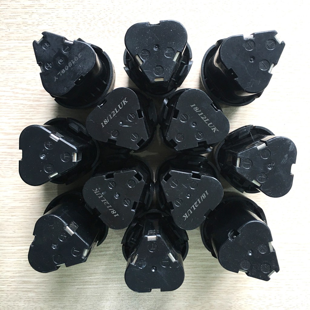 Vỏ pin 12v 3cells pin kèm mạch tam giác