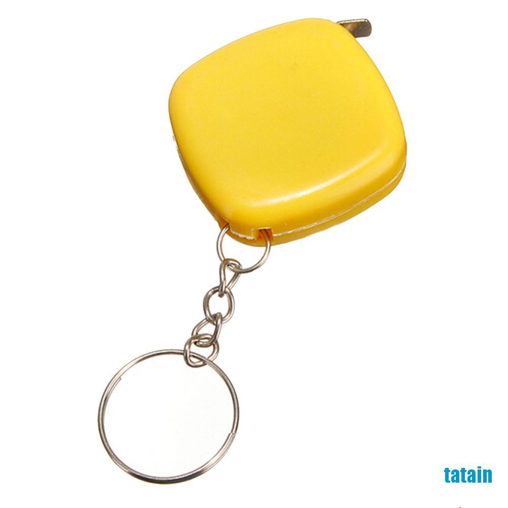 Thước dây 1m mini thu gọn dễ dàng có móc chìa khóa thiết kế mới