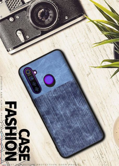 Ốp lưng Oppo Realme Q / Realme 5 Pro FREESHIP Từ 50k chống sốc vân da bò thời trang cao cấp